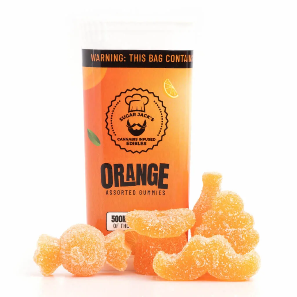 500mg THC Assorted Gummies (Sugar Jack’s)