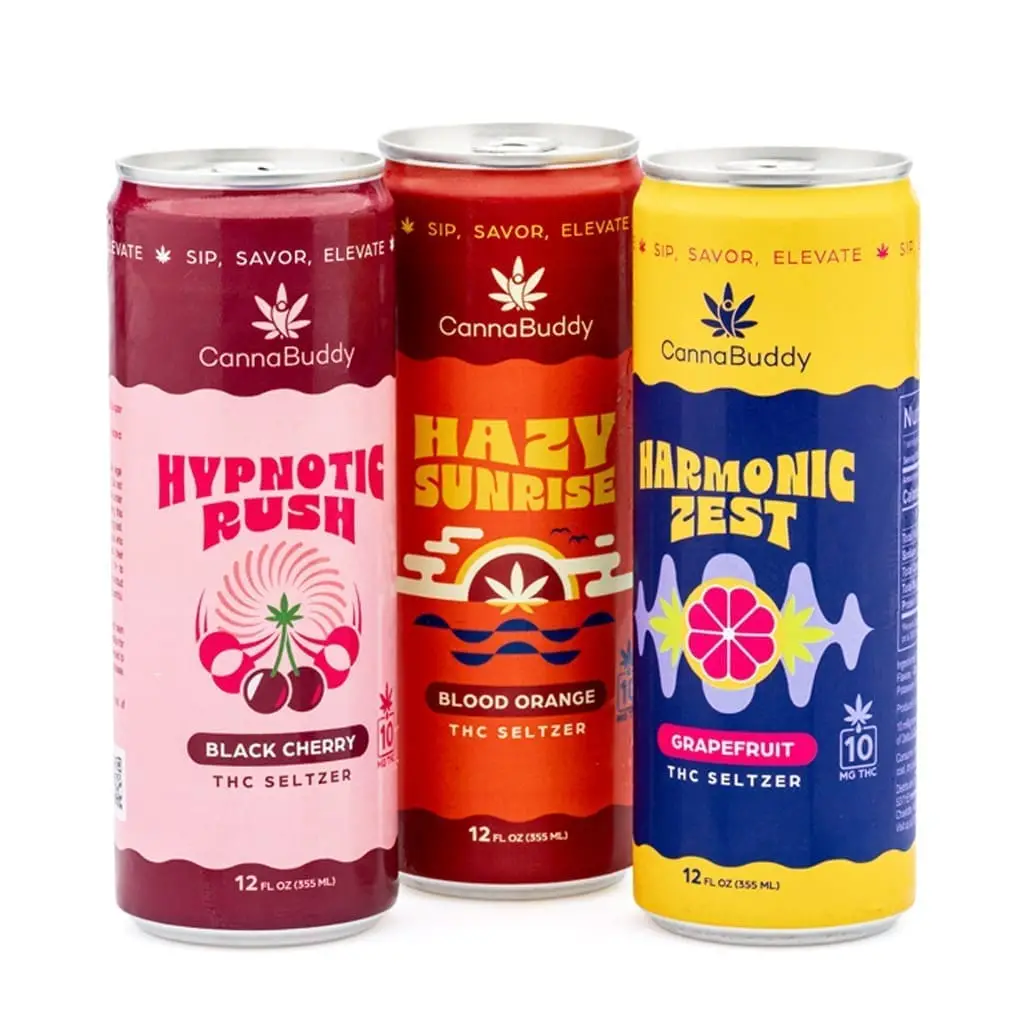 CannaBuddy Delta 9 THC Seltzer – Variety
