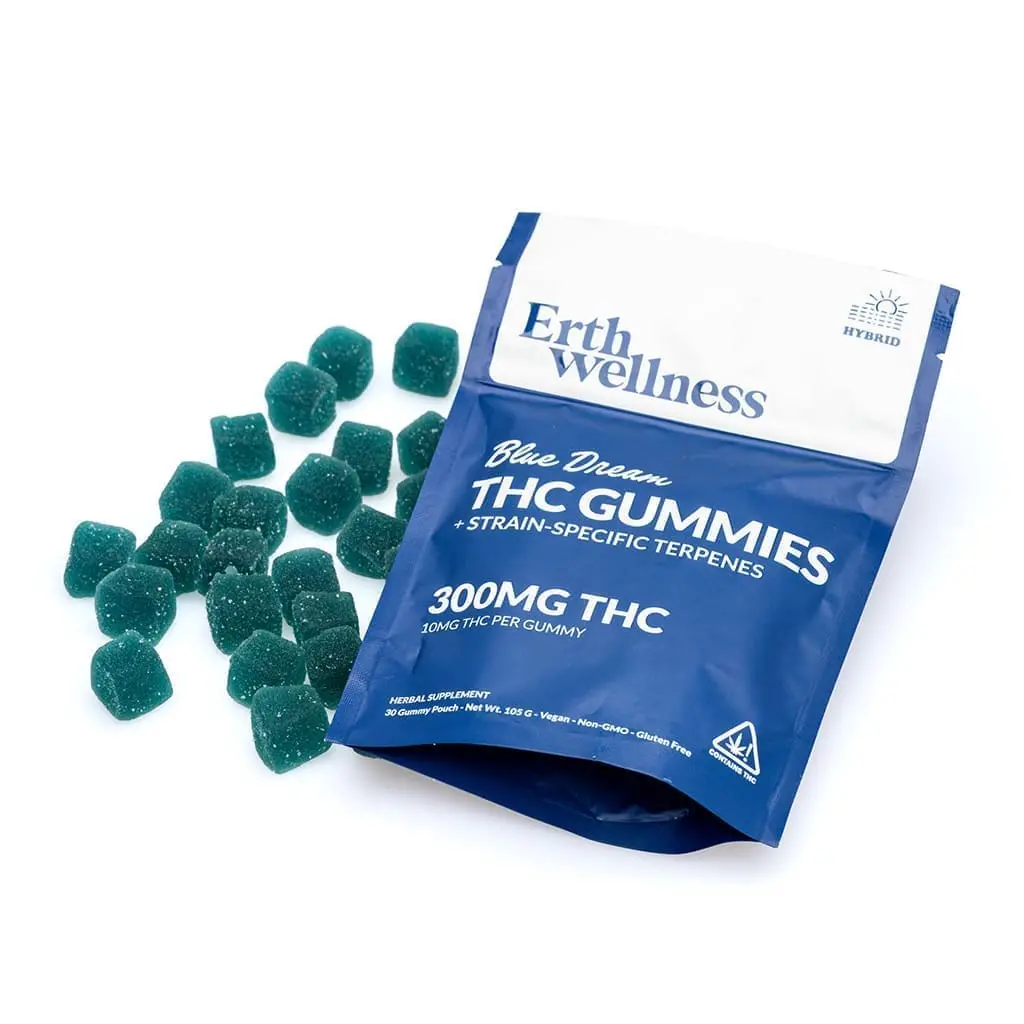 Erth Wellness Delta 9 THC Gummies – Blue Dream