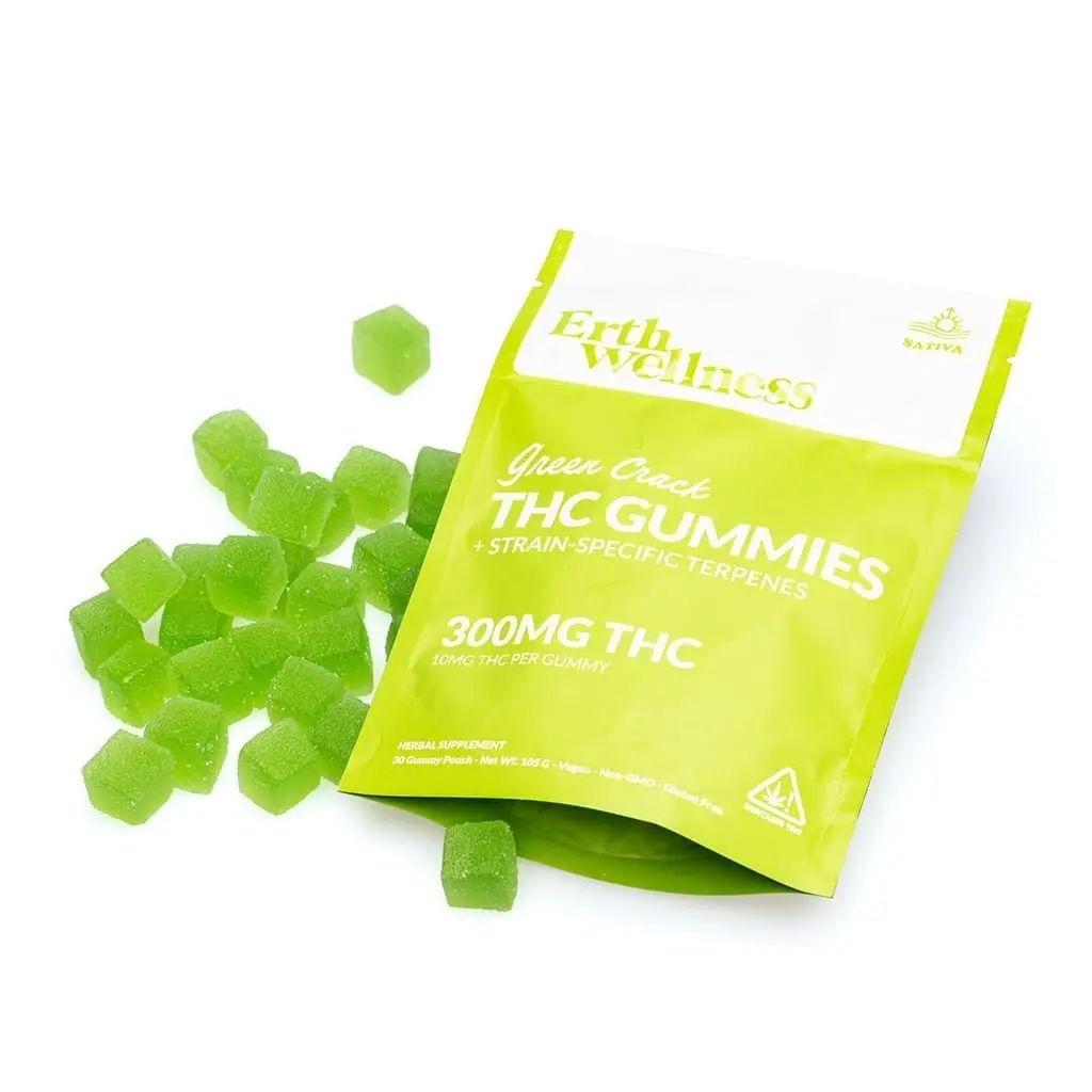 Erth Wellness Delta 9 THC Gummies – Green Crack