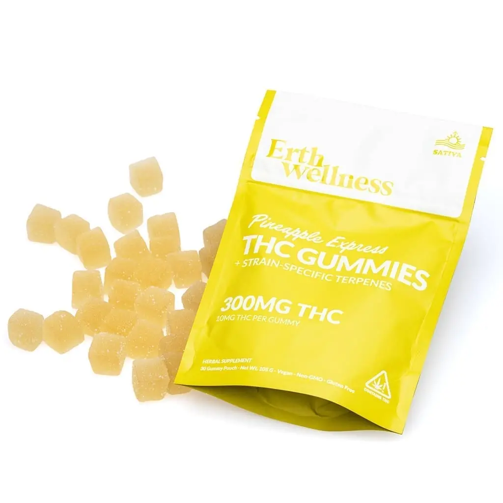 Erth Wellness Delta 9 THC Gummies – Pineapple Express