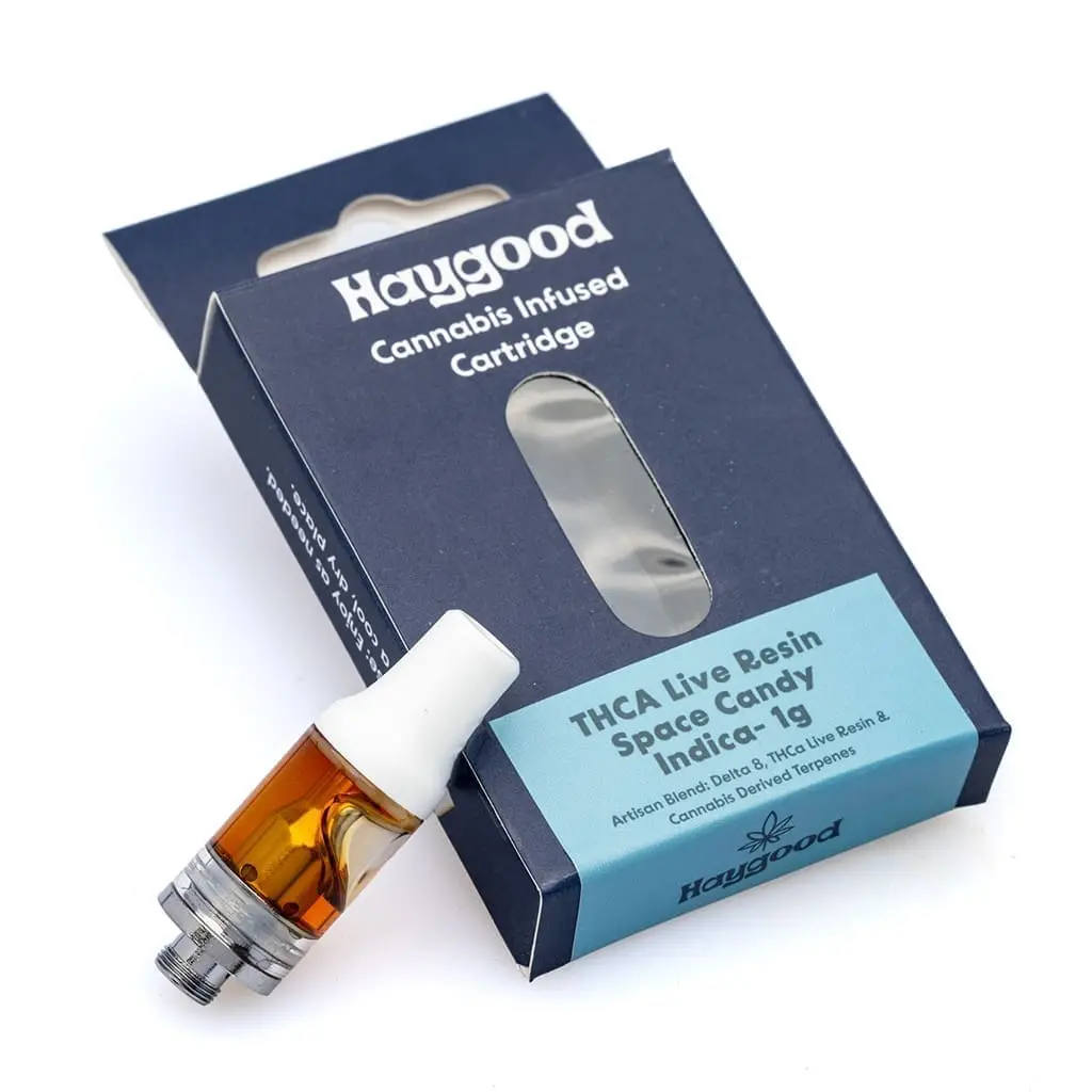 Haygood Artisan THCa Live Resin Cartridge – Space Candy Indica (1 gram)