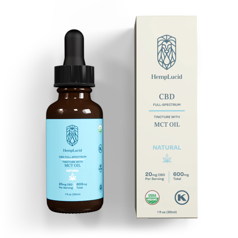 HempLucid Full-Spectrum CBD Tincture in MCT Oil (600 mg CBD)