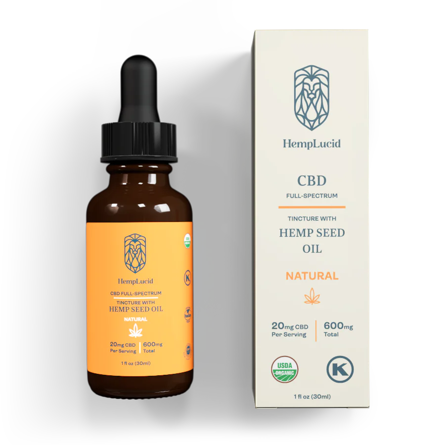 HempLucid Tincture Hemp Seed Oil (600 mg CBD)
