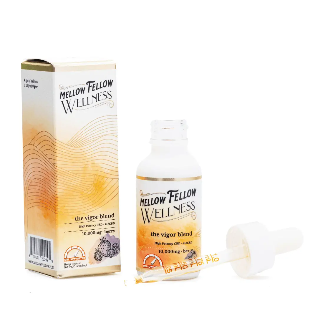 Mellow Fellow Wellness Tincture – Relief Blend – Berry (10000 mg Total Cannabinoids)