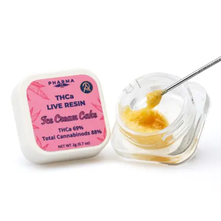 PharmaTHC THCa Live Resin Concentrate – Ice Cream Cake