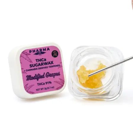 PharmaTHC THCa Sugar Wax – Modified Grapes