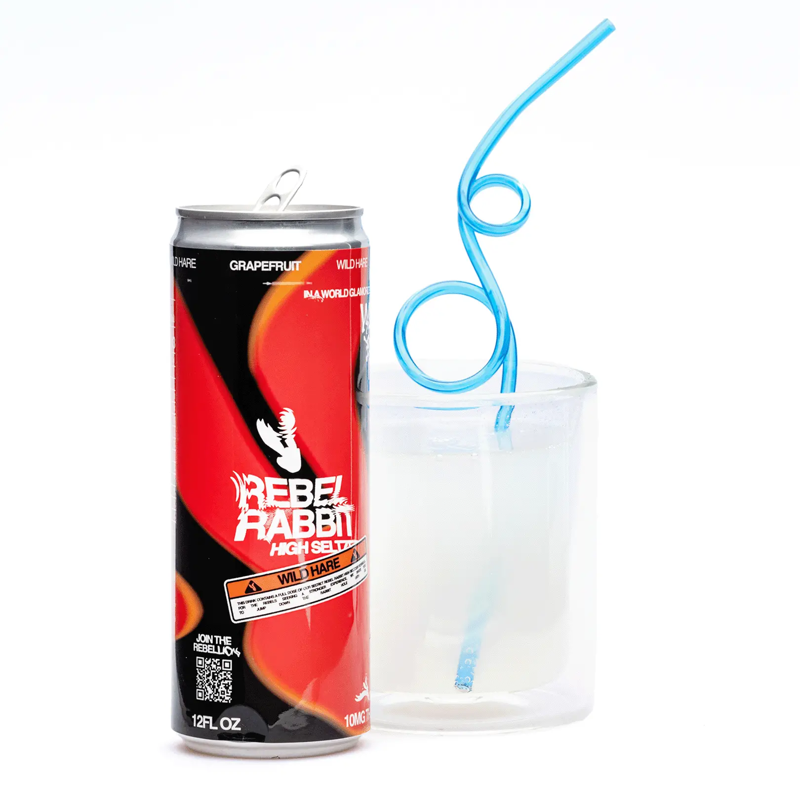 Rebel Rabbit Wild Hare Delta 9 Seltzer 4 Pack – Grapefruit (40 mg Total Delta 9 THC)