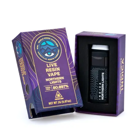 WNC 2 gram THCa Live Resin Disposable – Northern Lights