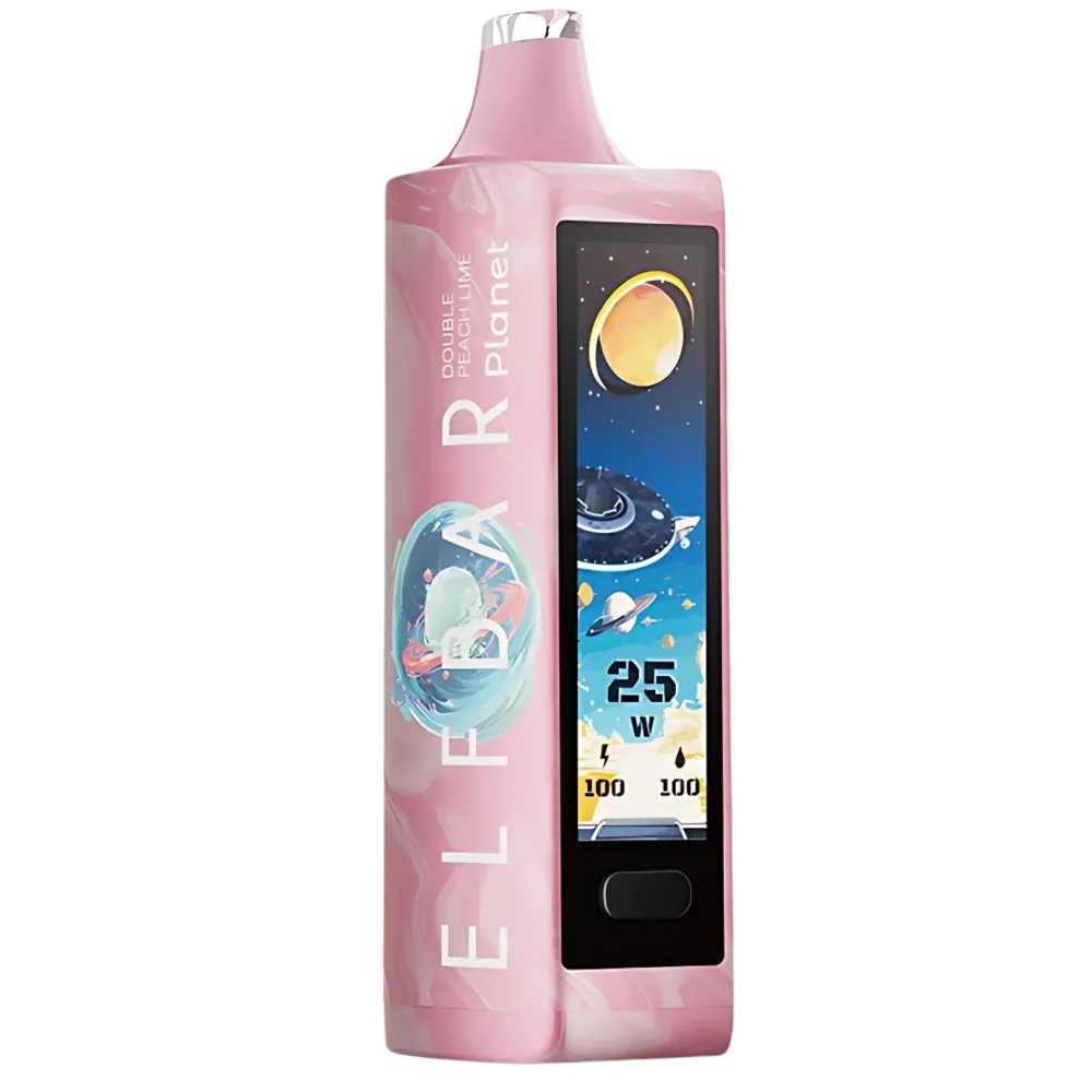 elf bar planet double peach lime