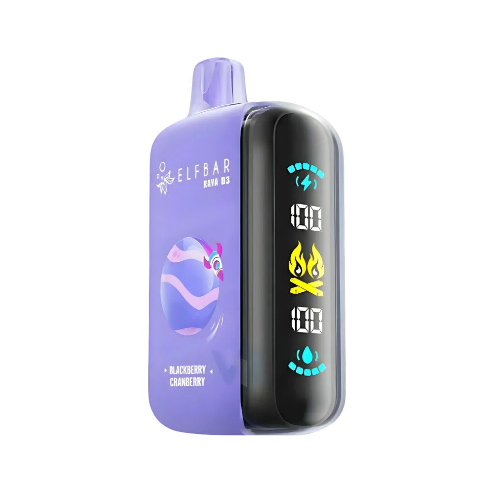 elf bar raya d3 blackberry cranberry