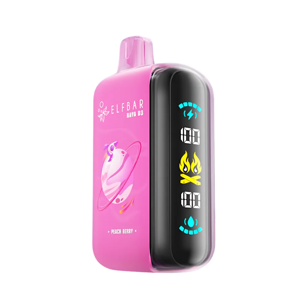 elf bar raya d3 peach berry