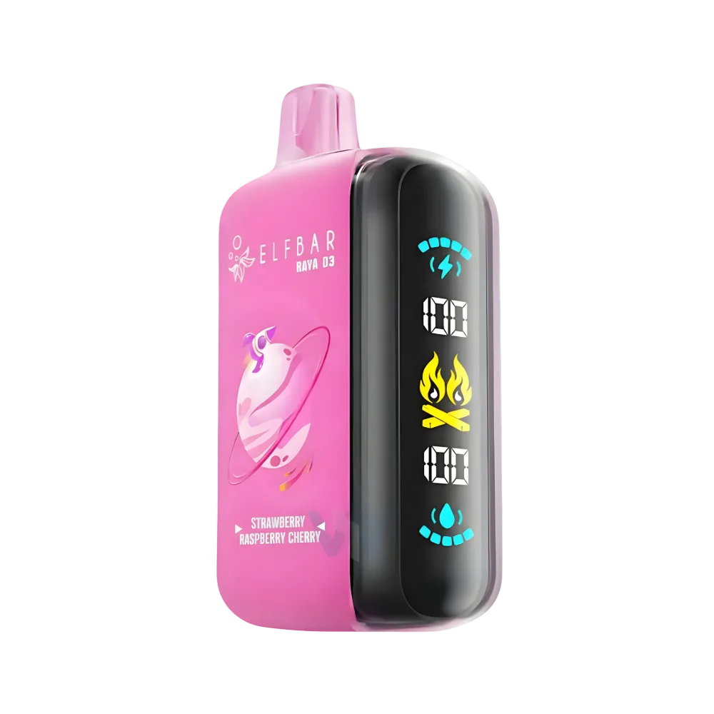 elf bar raya d3 strawberry raspberry cherry