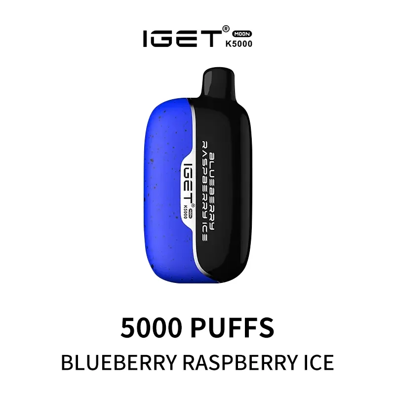 iget moon k5000 puffs and 8211 blueberry raspberry ice