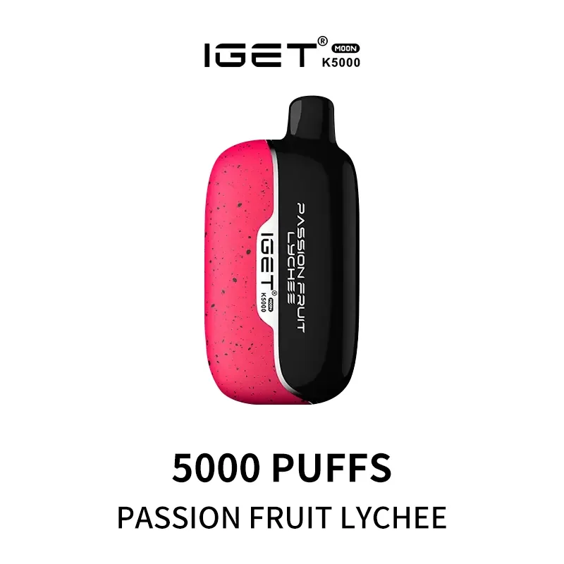 iget moon k5000 puffs and 8211 passion fruit lychee