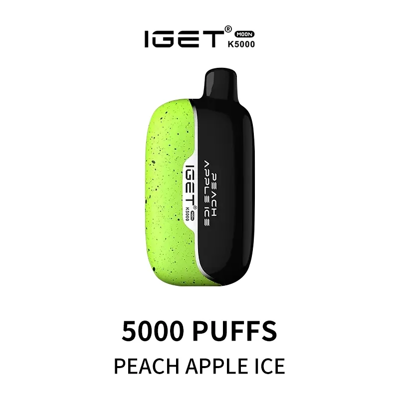 iget moon k5000 puffs and 8211 peach apple